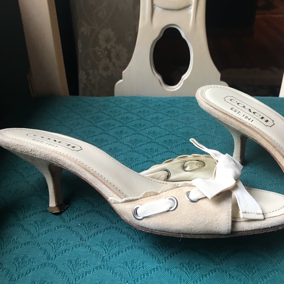 Authentic Coach Suede Sandals - Picture 4 of 8